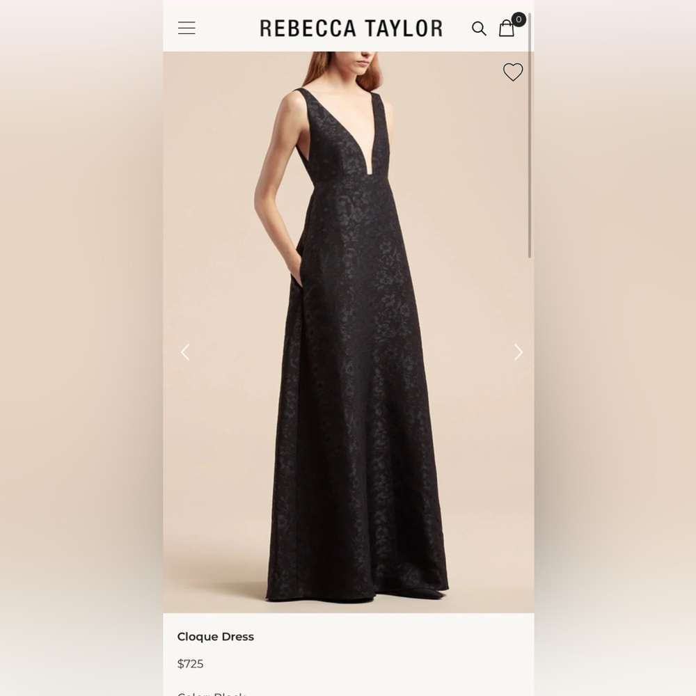 NWT Rebecca Taylor Cloque dress size 6
